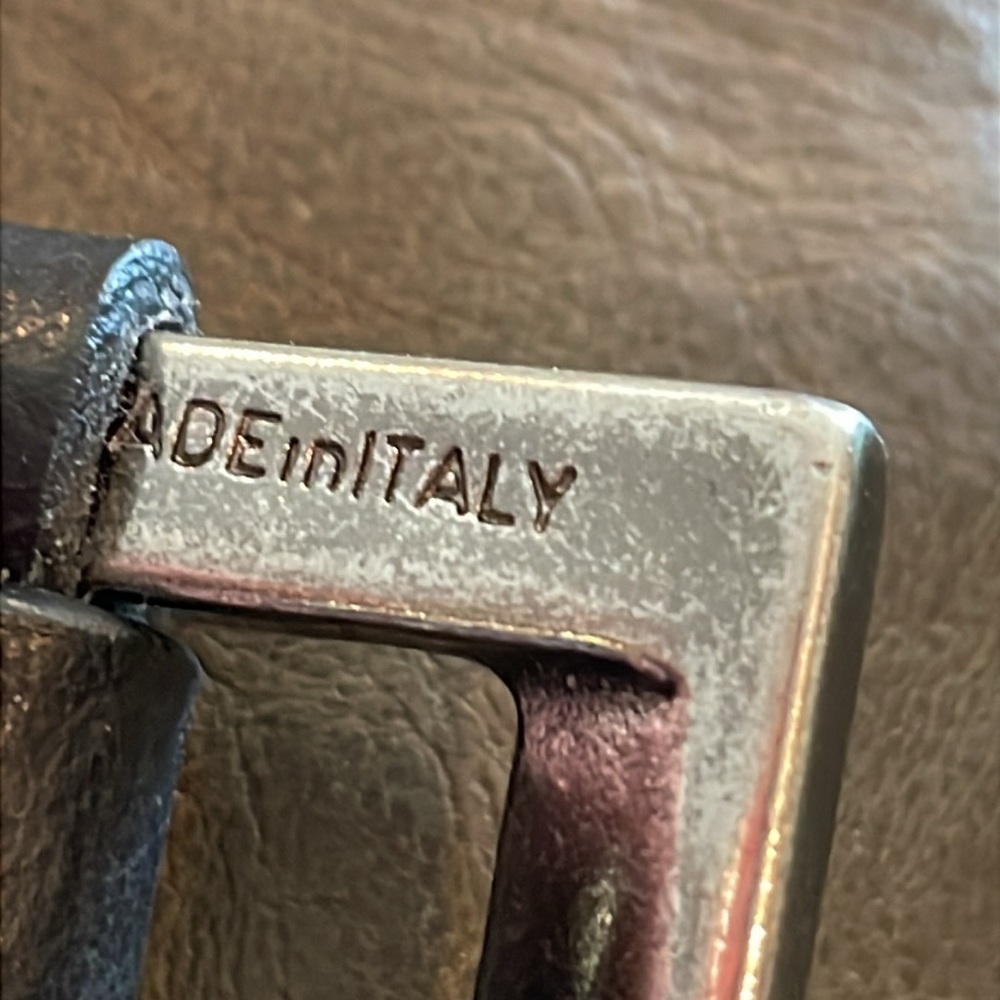 New Beautiful Antoniazzi Black Smoothest Leather Belt Made In Italy - Picture 6 of 6